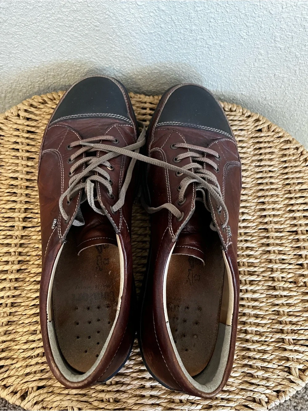 Finn Comfort‎ Alamo Oxford Leather Lace Up Work Comfort Shoes Men’s Size 11.5